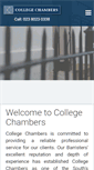 Mobile Screenshot of college-chambers.co.uk